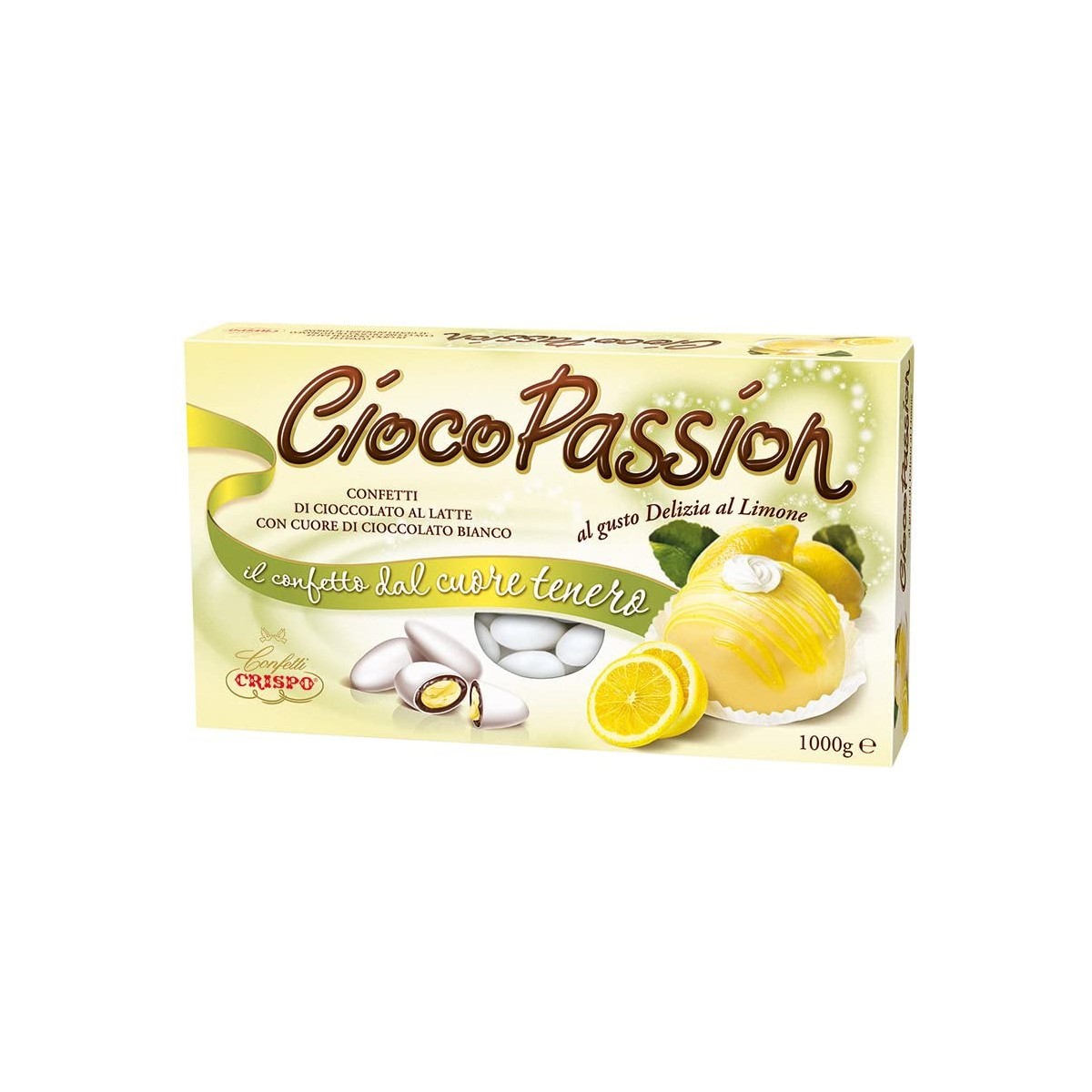 Confetti Crispo CiocoPassion Delizia a Limone, 1 kg