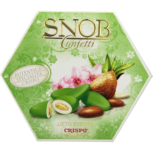 Confetti Snob Lieto Evento verdi, Crispo, da 500gr, per promessa