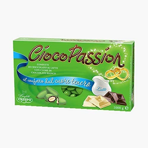 Confetti classici Crispo Ciocopassion verdi da 1 kg