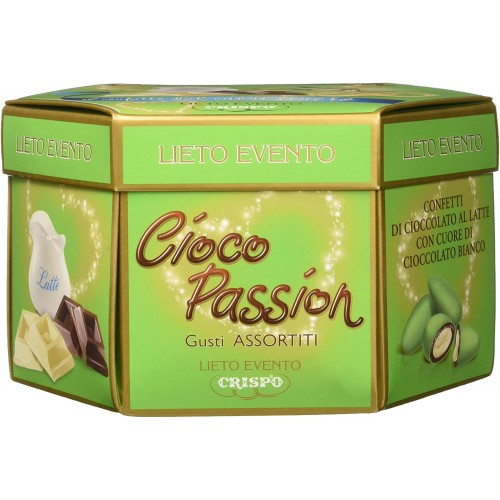 Confetti Crispo CiocoPassion Lieto Evento verdi, 4 kg