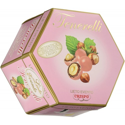 Kit da 4 conf. di Confetti Tenerelli Lieto Evento rosa, Crispo - 2 kg