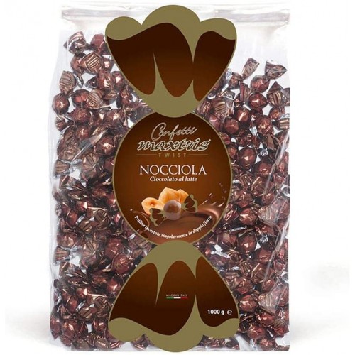 Praline Twist con Nocciola al Cioccolato, Maxtris, da 1kg