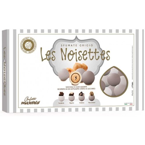 Confetti Maxtris Les Noisette sfumati grigi, da 1 kg