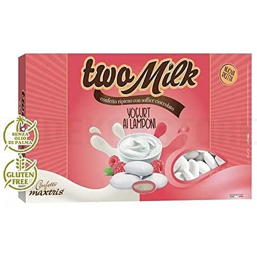 Confetti Maxtris Two Milk Yogurt e lampone, 1 kg