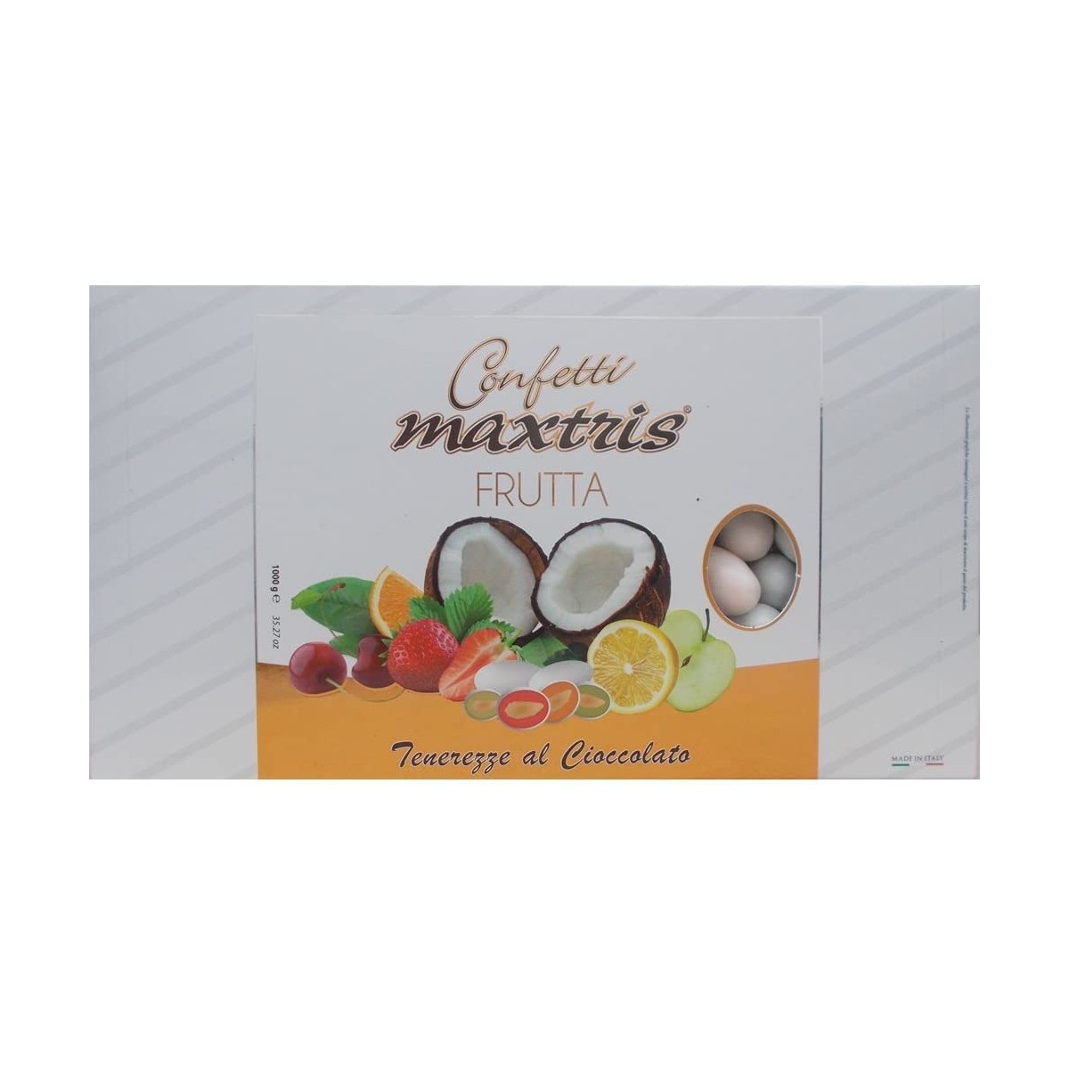 Confetti Maxtris Frutta mix da 1 kg, con Mandorla tostata