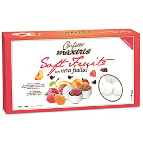 Confetti Maxtris Soft Fruits Con Gelèe, gusti assortiti, da 1 kg
