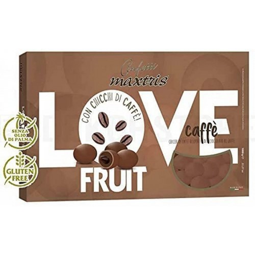 Confetti Maxtris Love Fruit al caffè, da 1 kg