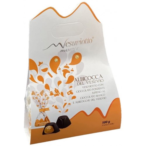 Cioccolatini Vesuviotto gusto albicocca - Maxtris, da 500gr