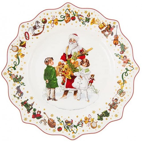 Piatto in porcellana di Natale, da collezione, idea regalo