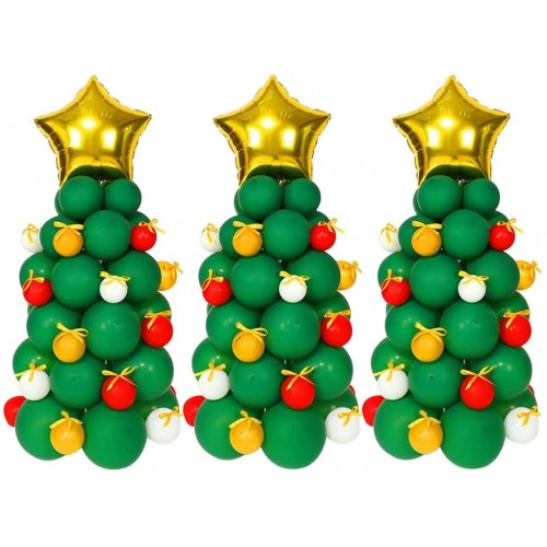 Set di 142 palloncini per composizione albero di Natale