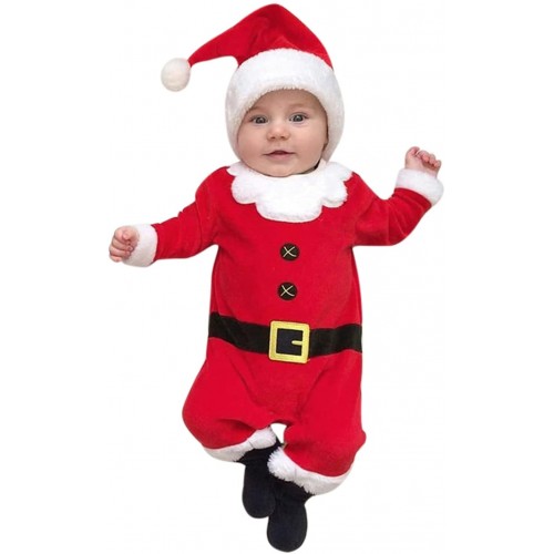 Costume neonato Red Christmas - Babbo Natale