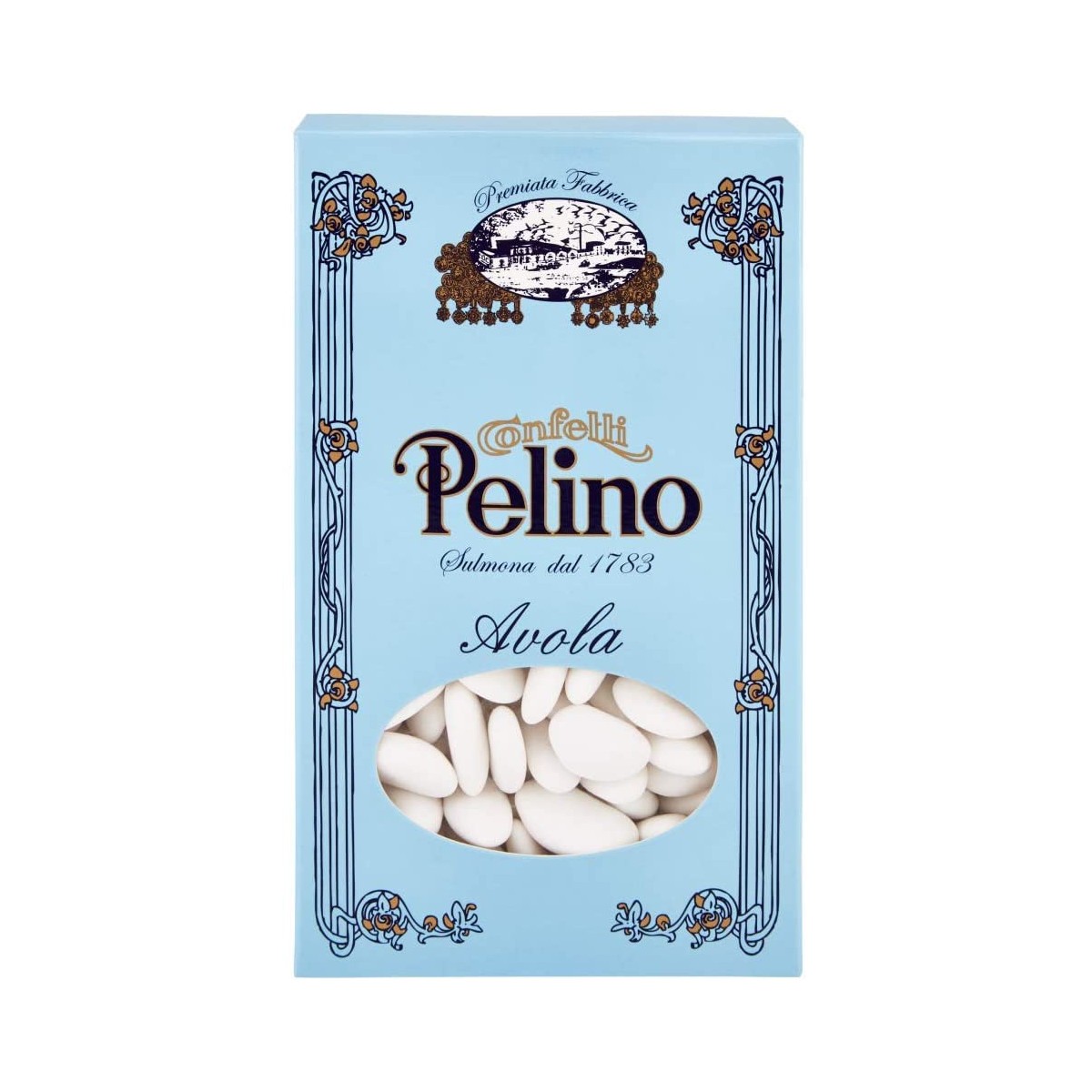 Confetti Pelino Sulmona da 250gr, con mandorla Avola