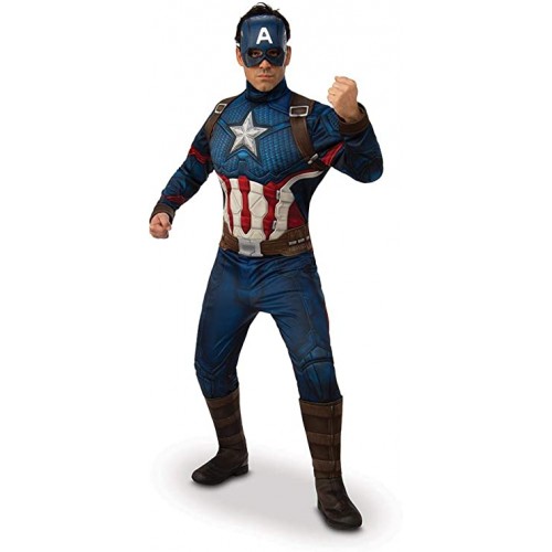 Costume ufficiale da Capitan America, per adulti - Avengers Marvel