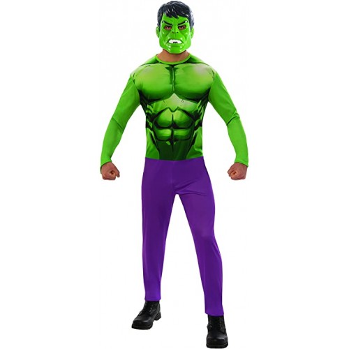Travestimento da Hulk per uomo, con licenza Marvel