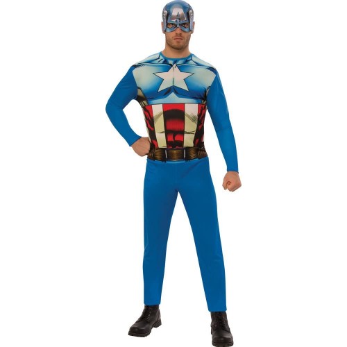Costume di Capitan America, per adulti, Avengers Marvel Studio