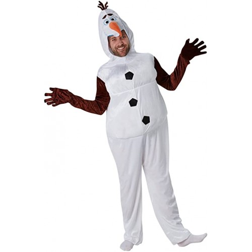 Costume Olaf pupazzo di neve, Frozen, per adulti, Disney original