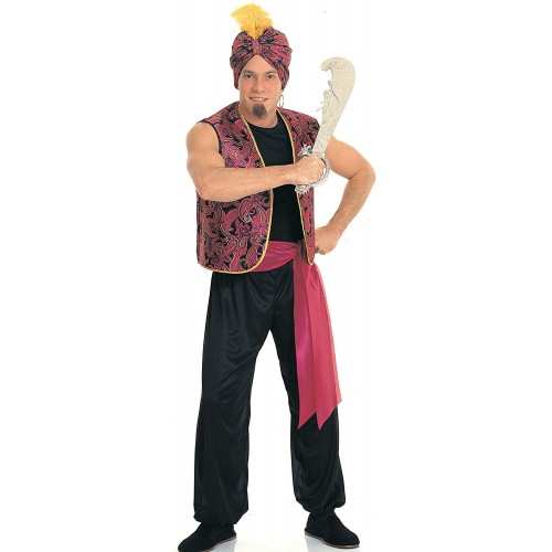 Costume da sultano, Uomo, Lampada di Aladino Disney