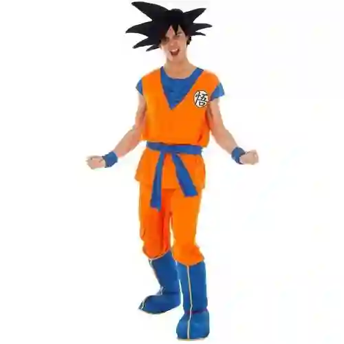 Costume Son Goku Saiyajin, Dragon Ball, per adulti, licenza ufficiale
