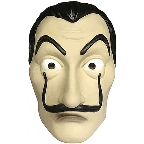 Maschera Salvador Dali realistica, per adulti - La casa di Carta