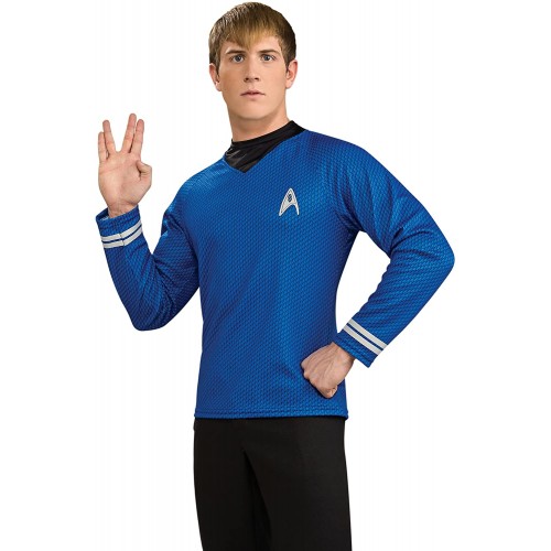 Costume Star Trek, blu, per adulti, perfetto per Carnevale