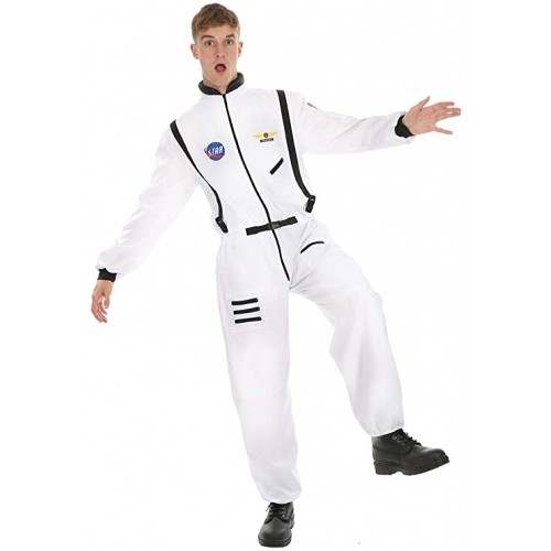 Costume astronauta, Nasa, per adulti, uniforme bianca