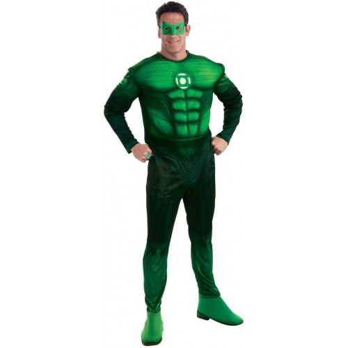 Costume Green Lantern, DC Comics, per uomo adulto