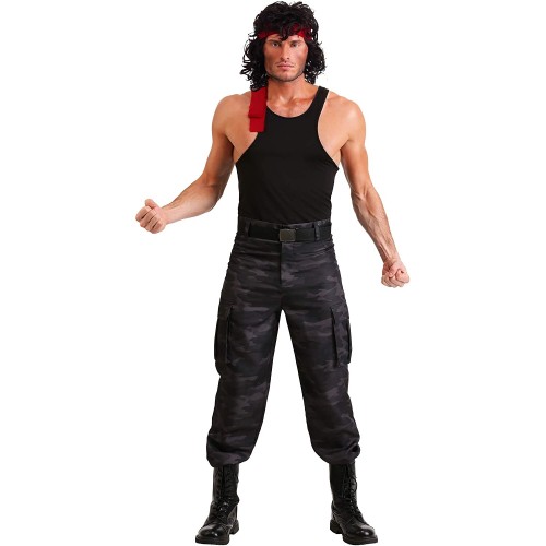Costume John Rambo, per uomo, cinema Hollywood