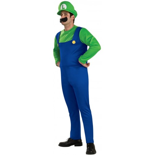 Costume Luigi di Super Mario Brothers, Nintendo, per adulti