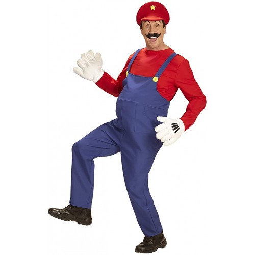 Costume Mario di Super Mario Bross, Nintendo, per adulti