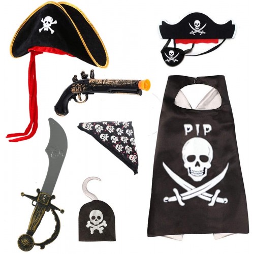 Set accessori costume pirata, per Carnevale