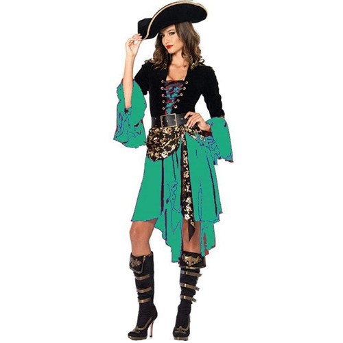 Costume travestimento Principessa Pirata, per Carnevale