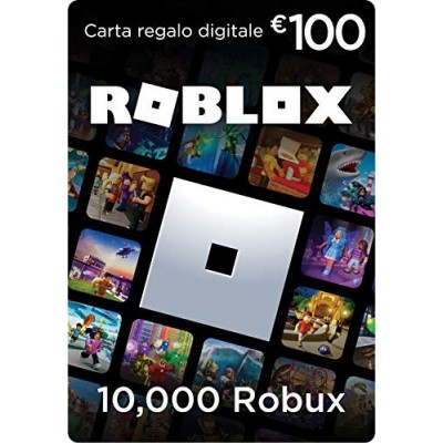 Carta Regalo Roblox - 10,000 Robux [Include un oggetto virtuale esclusivo] [Codice di gioco online]