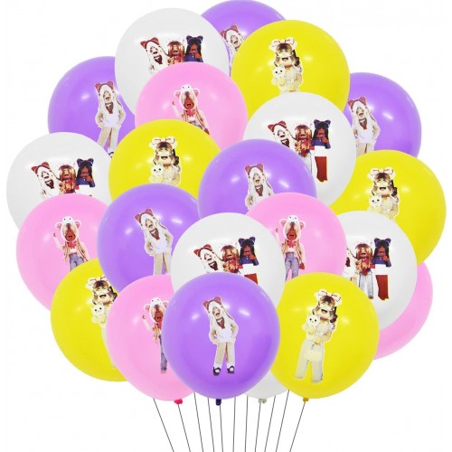 24 palloncini a tema Roblox in lattice, per feste compleanno