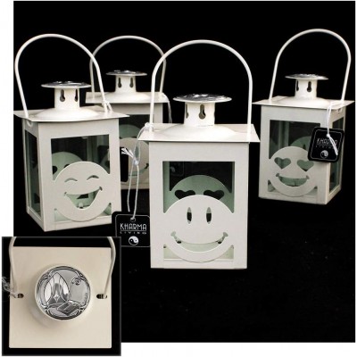 Kit 6 Lanterne con Faccine Emoticon Smile, bomboniere originali