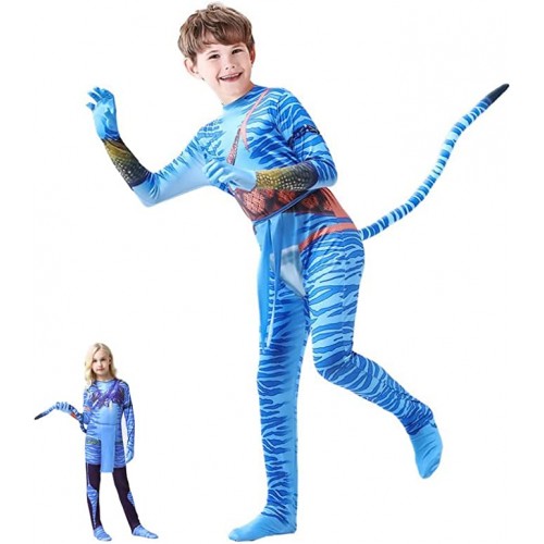 Costume Avatar per bambini, originale, per Carnevale