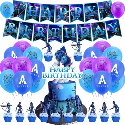 Kit Compleanno Avatar Way of Water, accessori per feste