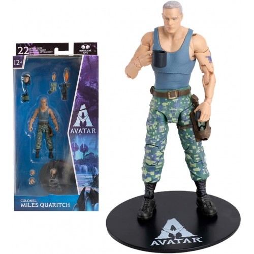 Action figure Colonel Miles Quaritch di Avatar, modellino giocattolo