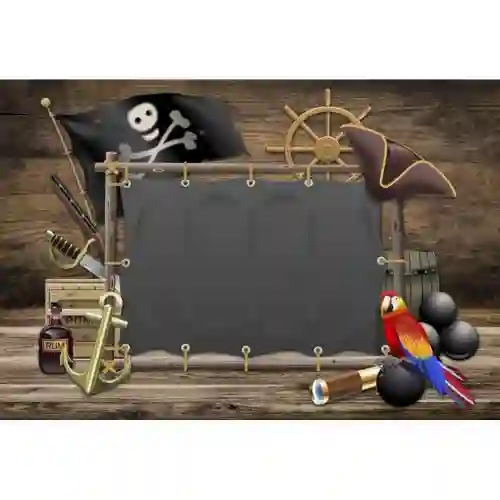Decorazione murale Pirati