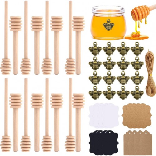 Set da 16 bomboniere Spargimiele in legno, tema api