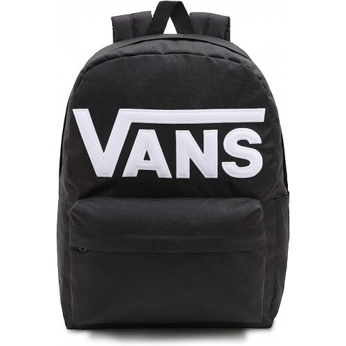 Zaino Vans, Backpack Unisex, colore nero con stampe bianche