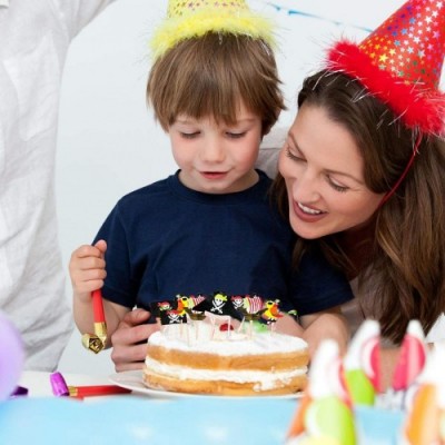 XUNKE 48 Pezzi Pirati Torta Topper Cupcake Picks Decorazione Torte per Bambini Compleanno Festa Decorazione