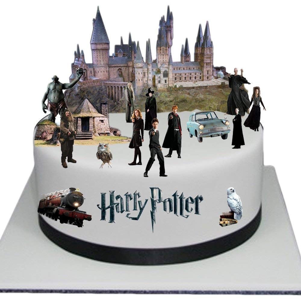 Set decorazione torta Harry Potter