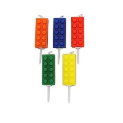 5 candele Lego