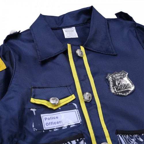 YiZYiF Costume per Halloween Bambini Unisex 4-10 Pezzi Completo da Polizia/Pompiere/Dottore Stampa Lettera Travestimento per 
