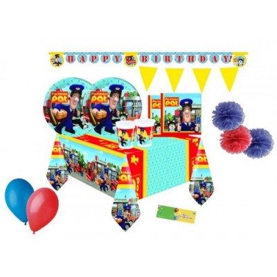 Kit compleanno 40 persone Postino Pat