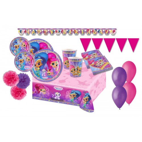 Kit compleanno per 8 persone di Shimmer e Shine