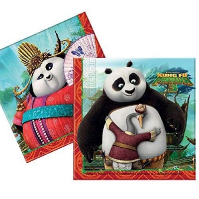 DECORATA PARTY Kit n 54 Addobbi Compleanno Kung Fu Panda