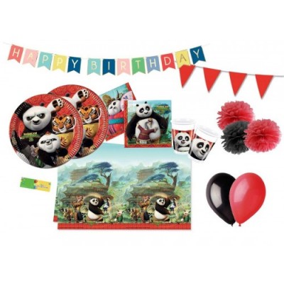 Set compleanno 32 invitati Kung Fu Panda 3