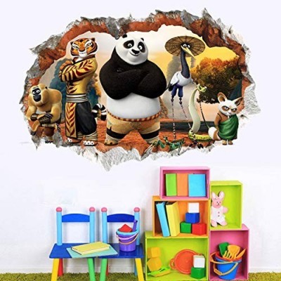Hbbhbb Decorazione Camera Da Letto Per Bambini Pittura 3d Parete Pasta Kung Fu Panda Parete Pasta 90 X 60cm