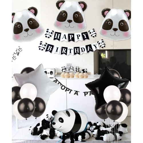 Toyvian 20 Pezzi Simpatici Portachiavi Panda Festa di Compleanno a Tema Panda Favorisce I Regali 